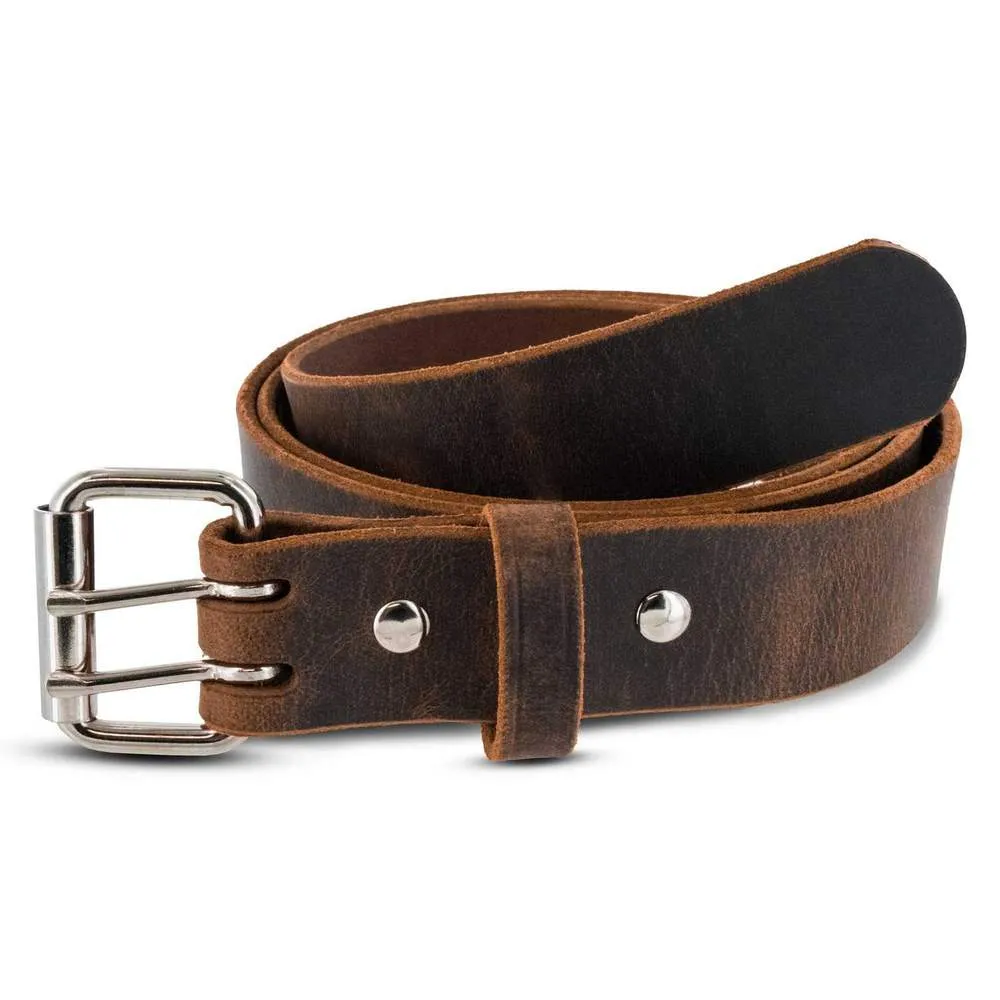 The Legend Double Prong Retro Style Jean Belt - 1.5" Width