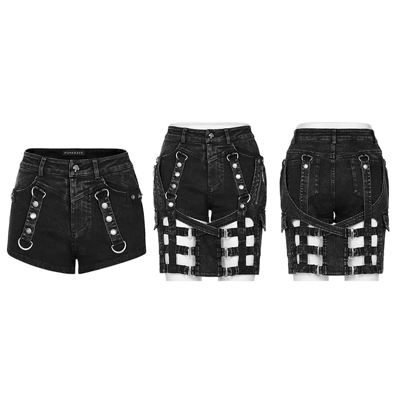 The Post-Apocalyptic Techwear Style Pantskirt Hot Girl Hot Pants