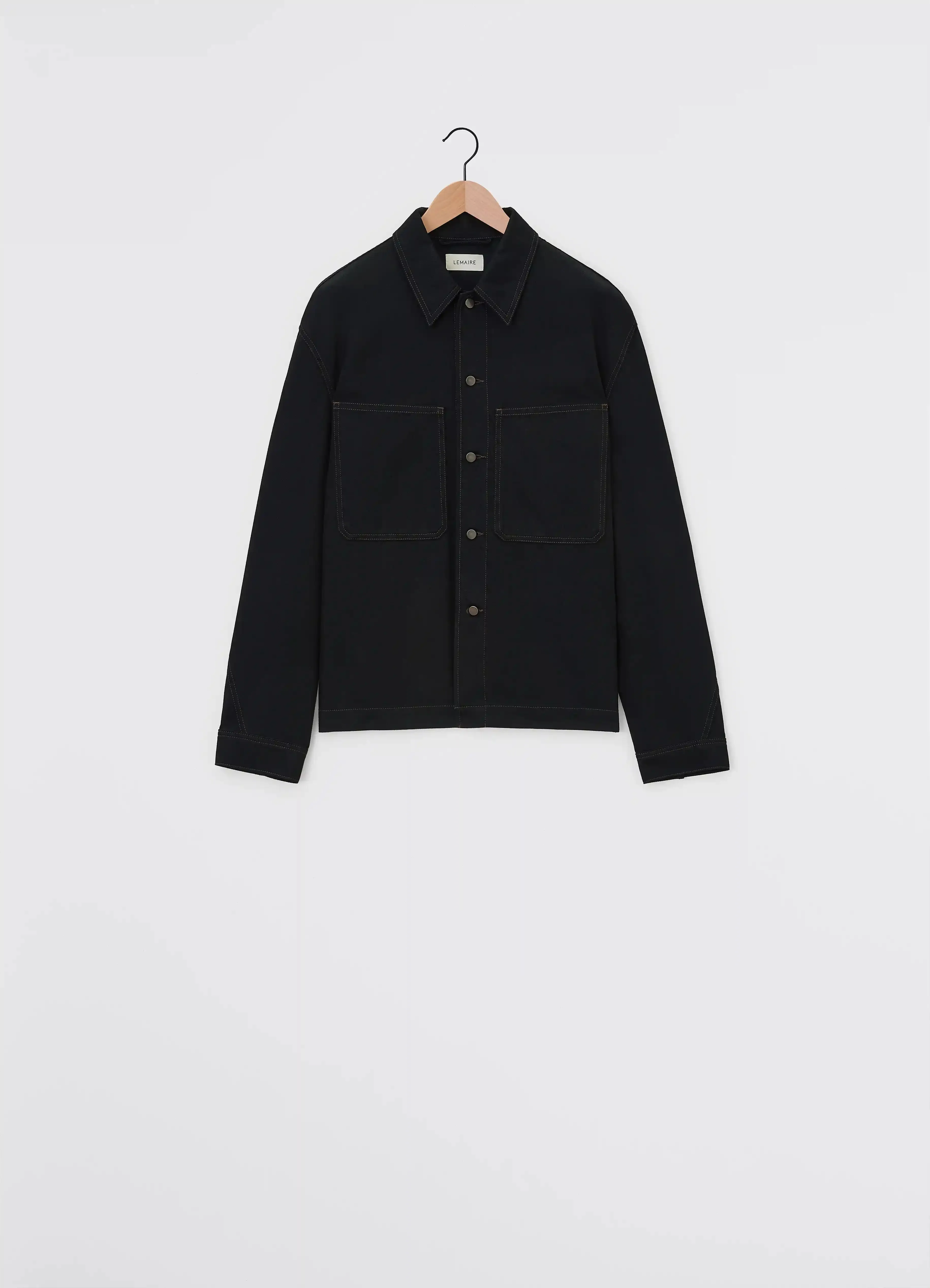 TWISTED SLEEVE BOXY OVERSHIRT