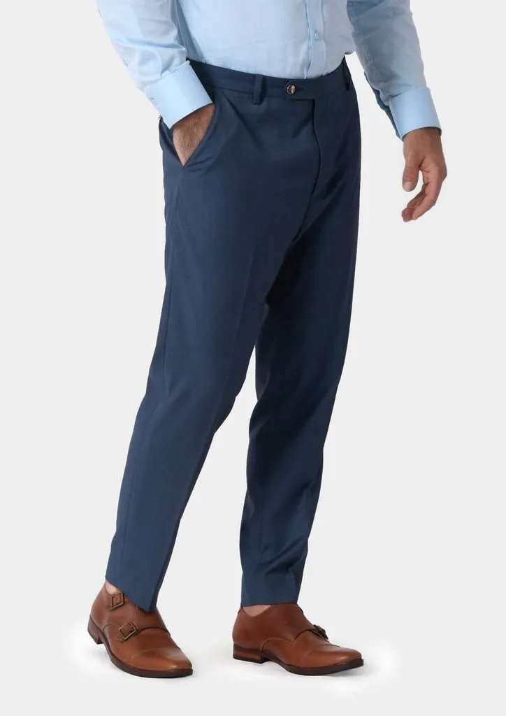 Yale Blue Crosshatch Pants