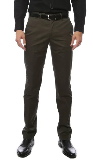 Zonettie Kilo Hunter Green Straight Leg Chino Pants