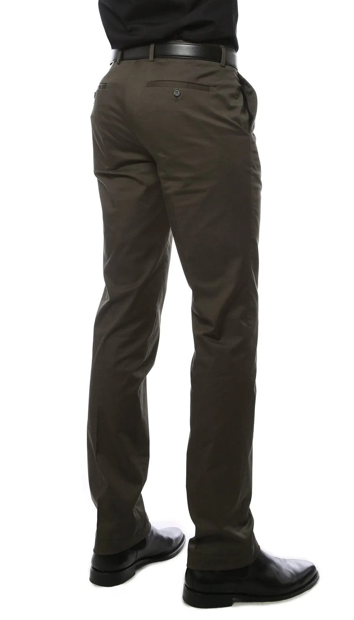 Zonettie Kilo Hunter Green Straight Leg Chino Pants